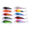 MUQZI Sports Accessory 5.7cm 4.4g 3D Artificial Fishing Lifelike Hard Lure Minnow Wobbler Swim Bait