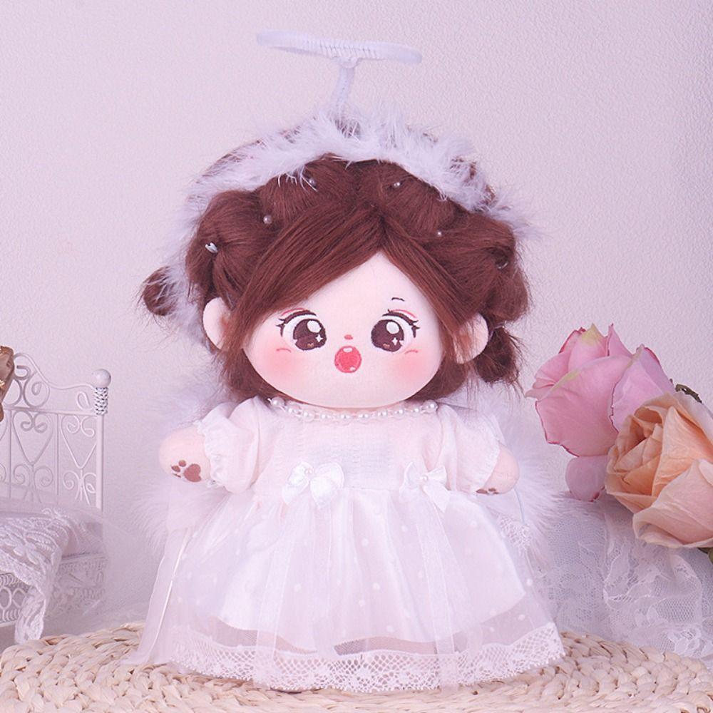 Одежда для куклы 20 см Разноцветный головной убор для куклы Набор платьев Аксессуары для куклы Игрушка Хлопковая мягкая кукла