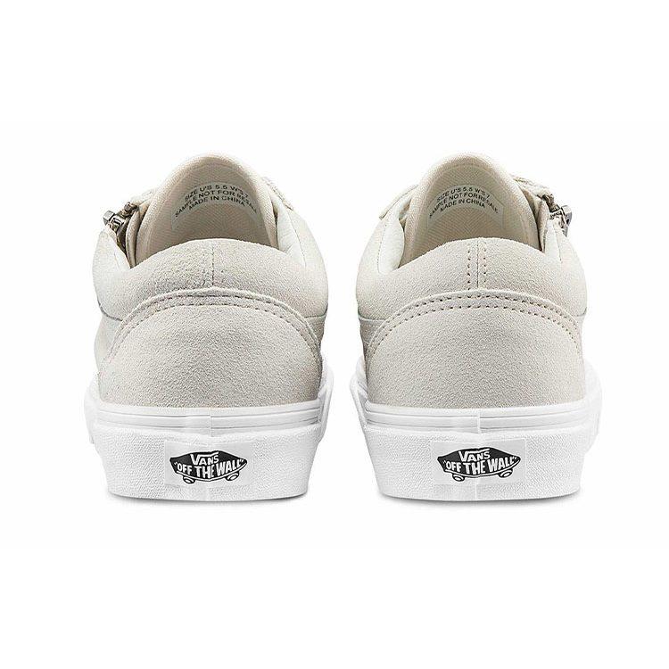 Vans Кеды на шнуровке Old Skool, повседневные, низкие, для скейтбординга, унисекс, белые, VN0A3493A4G