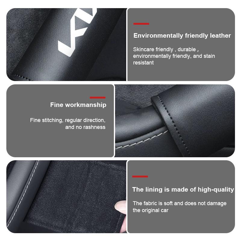 AANM1 2pcs Car Door Inner Handle Cover Anti-Scratch Protector Case For KIA Rio K5 K2 Sportage Ceed Sorento Picanto Stinger Soul