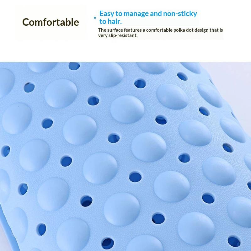 Thickened Extra Large Non Slip Bath Mat With Strong Suction Cups Drain Holes Perfect For Home Bathroom Shower Tub Use