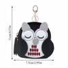 Кошелек Кассирши Держатель для ключей Короткие кошельки Сумка для ключей Школьная сумка Подвеска Брелок для ключей автомобиля Сова Кошелек для мелочи
