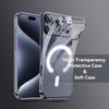 Funny Goose Phone Case For iPhone 17 16 15 14 13 12 Pro Max Plus With Magnetic Crystal Clear Case Wireless Charge