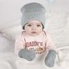 Warm Baby Beanies Mittens Set Winter Kids Earflap Cap Cute Toddler Ear Protection Hat  Girls Boys
