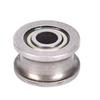 10Pcs U624Zz U Groove Ball Bearing Guide Pulley For Rail Track Linear 4*13*7Mm