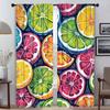 Colorful Fruit Anti-mosquito Curtains for Living Room Blackout Curtain for Room 2 Panel Halloween Decoration Partition Shades