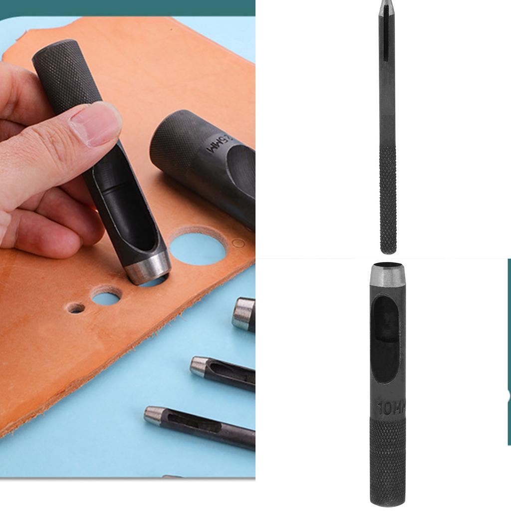 Professional Leather Hole Puncher Tool Hollow Hole Punches Cutter Tool Leather Hole Punches Cutter Leather Working Tool