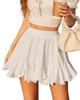 2025 Summer Y2K Ruffle Pleated Mini Skirt - Cross-Border European & American Trend