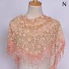 Women's Scarves Tassel Floral Lace Scarf Summer Clothing Accessories Fashion Shawl