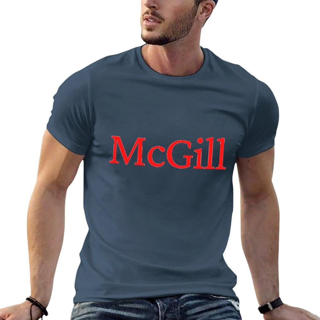 Mcgill Tshirt Funny Shirt Cotton Anime Clothes Fitted T Shirts For Unisex