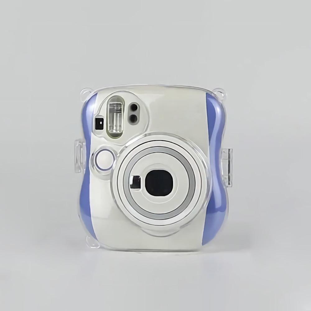 [Пленка Лаборатория] Instax Mini 25/26+ Прозрачный Чехол Защитный Чехол для Камеры с Ремешком CAA06