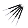 5pack/lot Wide Application Double Ended Nail Liner Brush Dotting Pen For Various Nail Art Designs