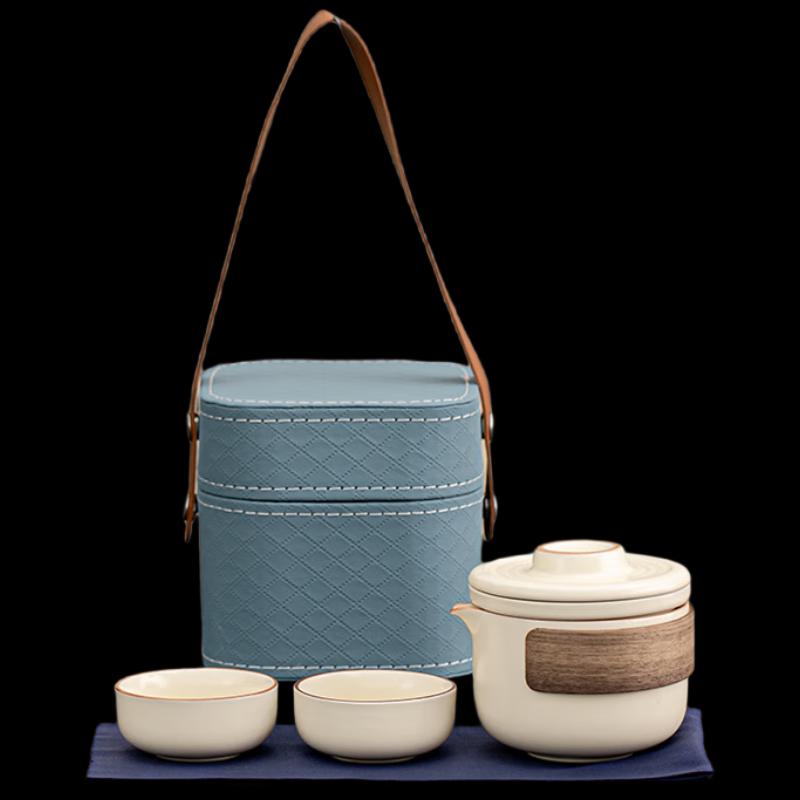 Mei Jin Ru Kiln Ceramic Travel Tea Set