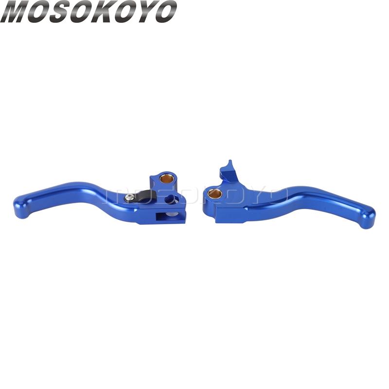 3-Finger Short Brake Clutch Lever Shifter Levers CNC Aluminum Brake Control For Harley Sportster 883 1200 XLH XL Custom Roadster