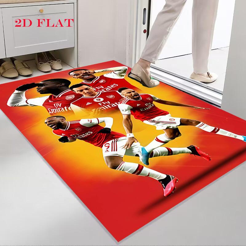 Arsenal Football Club Carpet Rug for Living Room Bedroom Home Sofa Decoration,Kids play Nonslip Floor Mat