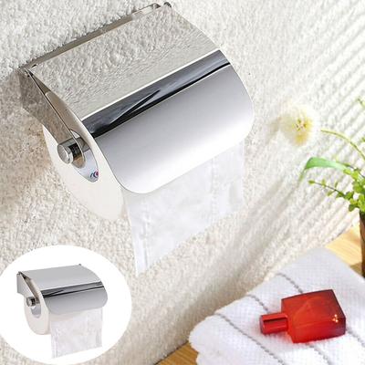 Водонепроницаемый Бокс из Нержавеющей Стали Держатель Диспенсер Подставка для Рулонной Туалетной Бумаги