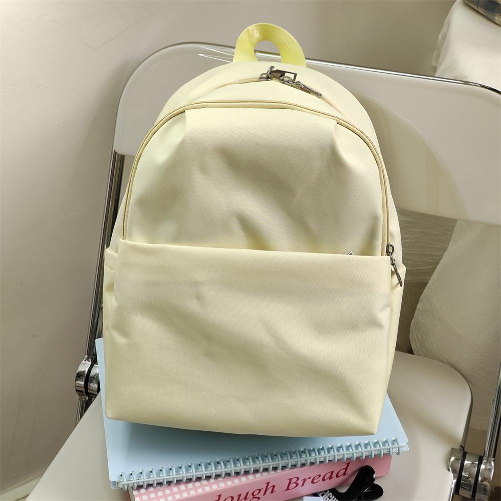 Однотонный женский рюкзак большой емкости для ноутбука портативный рюкзак для отдыха и путешествий