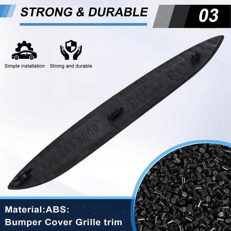 AUTO For W238 C238 Amg REAR Bumper Cover Grille Trim For Coupe 2388858700 2388858800