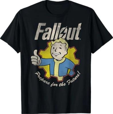 Видеоигра Fallout Готовься к будущему Футболка с Vault Boy