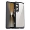 Чехол для телефона Sony Xperia 1 VII WANLONFENG Серия XC ТПУ Акриловая крышка с закаленным стеклом (Большое отверстие для линзы)
