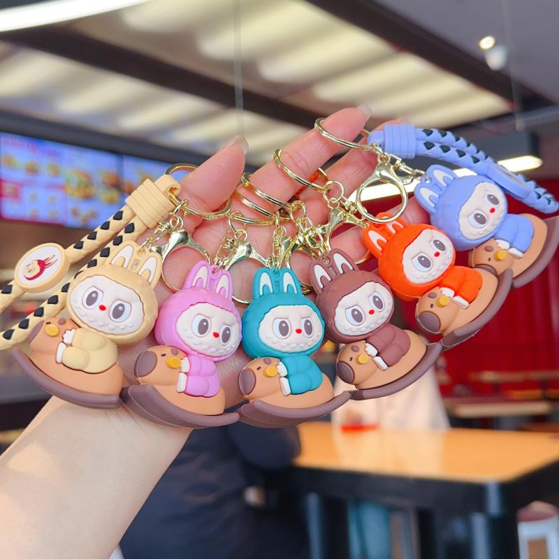 1 шт. Брелок-подвеска в виде овечки для пары, подвеска для ключей от машины или сумки