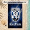 Beach TowelCanterbury-Bankstown Bulldogs Custom Name Text Personalized Soft Towel for Beach Pool Indoor Home Decor Gift