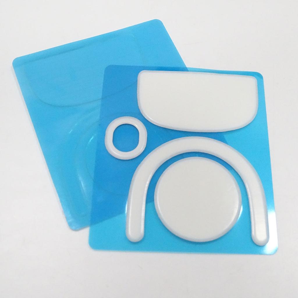 Enhanced ICE Edition Mouse Skates Feet for Logitech G PRO X Superlight 2 Mouse White Rounded Edges