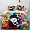 Silent Laughter Charlie Bedding Set 3pcs, High Quality Bedding Set Including 1pc Duvet Cover And 2pcs Pillowcases for Bedroom, Dormitory Gift