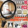 10-30Pcs Curtain Rings Clips for Curtain Hanging Photos Hats Rustproof Vintage Decoration Wire Holder Home DIY Storage Clips
