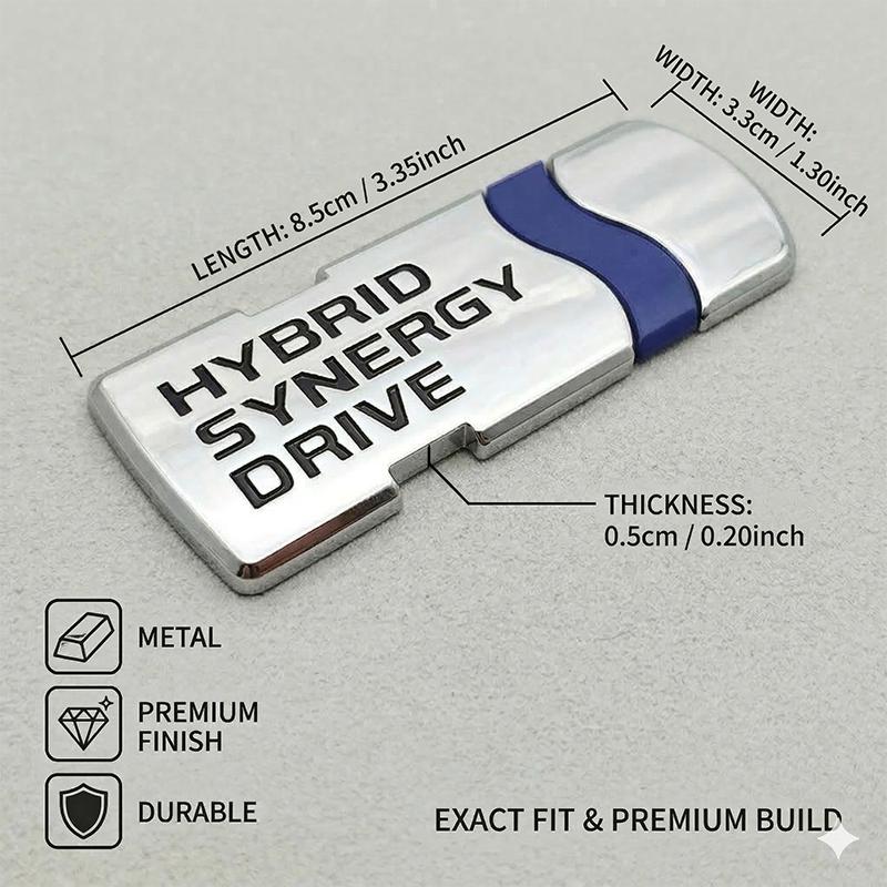 3D Металлический Логотип HYBRID SYNERGY DRIVE Эмблема Значок Наклейка Для Toyota Prius Camry RAV4 Corolla Багажник Крыло Наклейка Авто Аксессуары