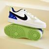 Nike Кроссовки Court Borough Low 2 SE GS Player One Kids белые черные лазерно-оранжевые FB1394-101