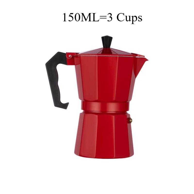 Стильный европейский набор кофейных принадлежностей - итальянская алюминиевая кофеварка Moka + аксессуары для эспрессо для любителей кофе