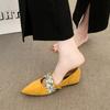 Универсальные год новый ретро внутренняя высота увеличение французские туфли Мэри Джейн 2025 нежный сказочный ветер одна педаль обувь для通勤