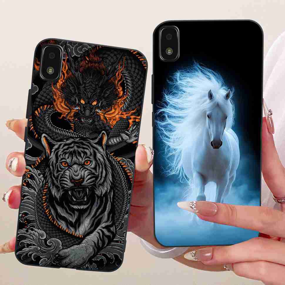 For ZTE Blade L210 Case Silicone TPU Black Cover Shockproof For ZTE Blade l210 2020 6.0" Full Protection Phone Cases Bumper