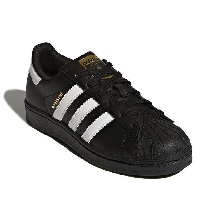 adidas Оригиналы SUPERSTAR Устойчивые к истиранию Устойчивые к истиранию Низкие Детские Скейтбордические Кроссовки B23642