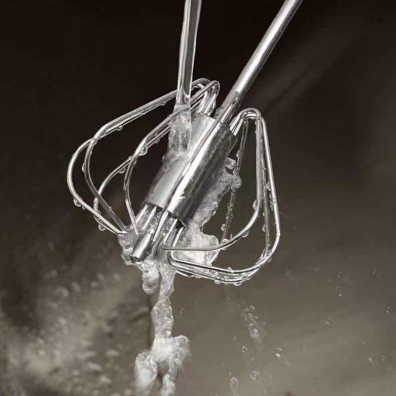 25 см венчик для яиц ручной миксер полуавтоматический яичный миксер нержавеющая сталь инструменты для яиц венчик мешалка пресс для смешивания вращающиеся сливки посуда