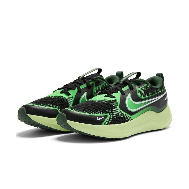 Nike Детские кроссовки Cosmic Runner GS Black Light Liquid Lime Зеленый Еловый Белый HM4402-009