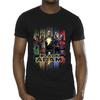 DC Comics Mens Black Adam JSA Complete Group T-Shirt