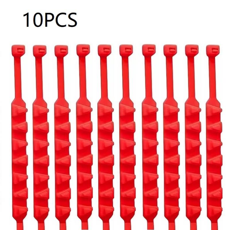 10/20 шт. Противоскользящие цепи для снега для мотоциклов, велосипедов, зимних шин, колес, противоскользящие кабельные стяжки, аварийная цепь для шин мотоцикла