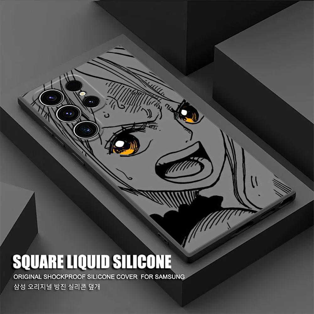 Luffy Shanks Law Anime Phone Case For Samsung Galaxy S25 S24 S23 S20 S21 FE S26 S22 Ultra 5G S26 Plus S25FE Soft Silicone Cover