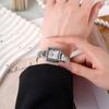 New Women'S Square Watch Steel Band Luxurious, Simple, Exquisite And Fashionable Quartz Wristwatch For Women, Vintage Timepiece.