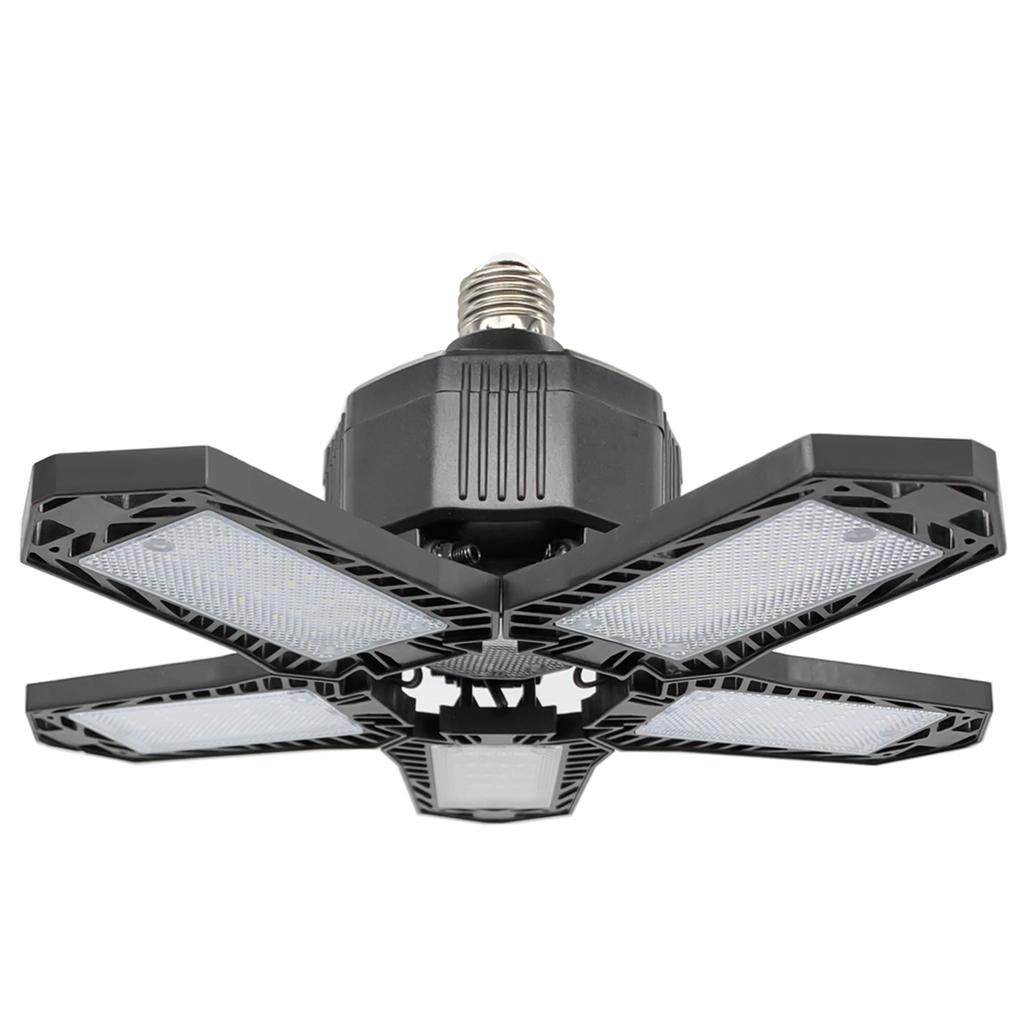 15000LM Bright LED Garage Light, 6 Glow Panels Garage Ceiling Light, Deformable LED Light for