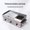 Commercial Gas Stove & Fryer Multi-Functional Teppanyaki Machine