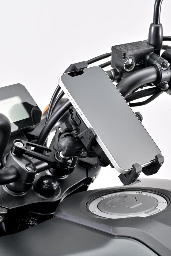 Daytona Motorcycle Smartphone Holder for Flex Optional Handlebar Post Base FSH, B-4 (60724)