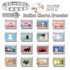 Подарок для женщин Милый кот смотрит на торт DIY Итальянские шармы Звенья Бусины Подходит для 9-миллиметрового модульного браслета из нержавеющей стали Ювелирное изделие Подарок