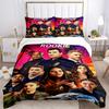 The Rookie City Lights Print 3Pcs Bedding Setduvet Cover With 2 Bedropillowcase Home Birthday Gift