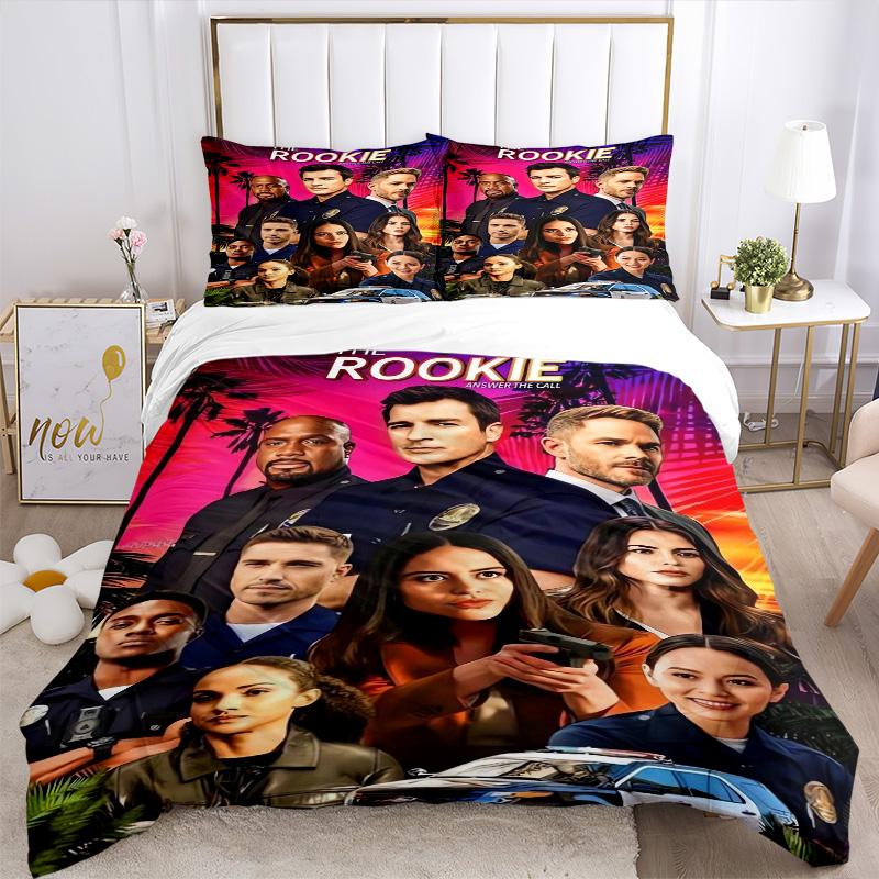 The Rookie City Lights Print 3Pcs Bedding Setduvet Cover With 2 Bedropillowcase Home Birthday Gift
