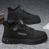 Winter Velvet Outdoor Warm Cotton Shoes Men's Medium and High Top New Martin Boots Youth Fashion Casual Board Shoes