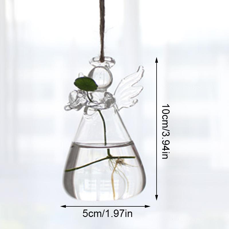 1 шт. прозрачные вазы для гидропоники, террариумный контейнер, подвесная стеклянная ваза, цветочный горшок
