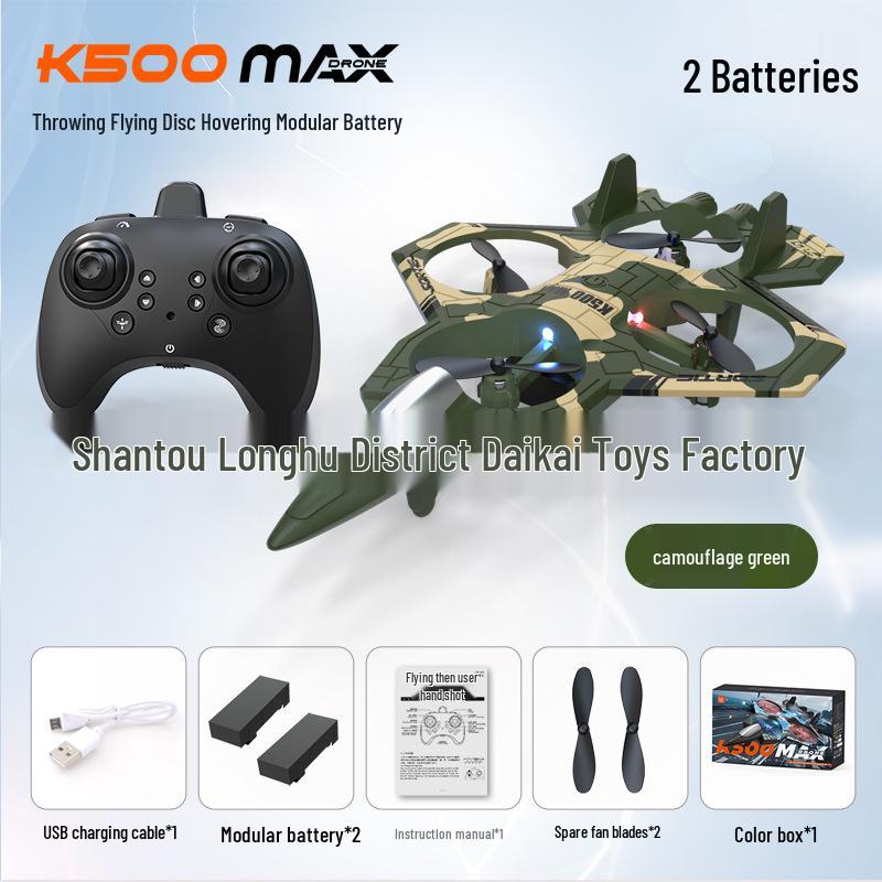 K500MAX Fighter Quadcopter: Stunt Roll & Hover Drone